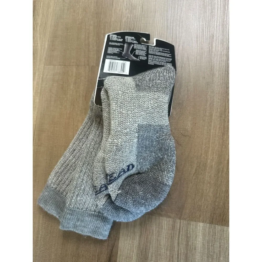 NWT RedHead Ultimate Merino Wool Heavyweight Gray Socks for Men Large